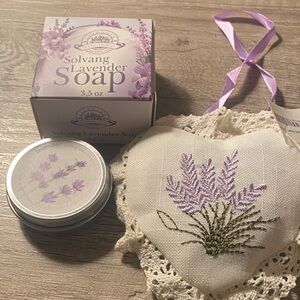 Lavender Soap Gift Set - Purple